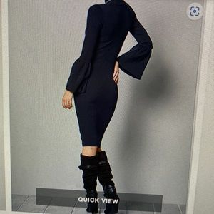 NWOT sleeve detail sweater dress. Bell sleeve detail.